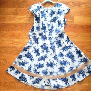 Spring garden dress retro style XL never worn